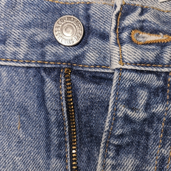 -Vintage Levi's 550 acid wash denim jeans men's size 34 - Picture 2 of 4